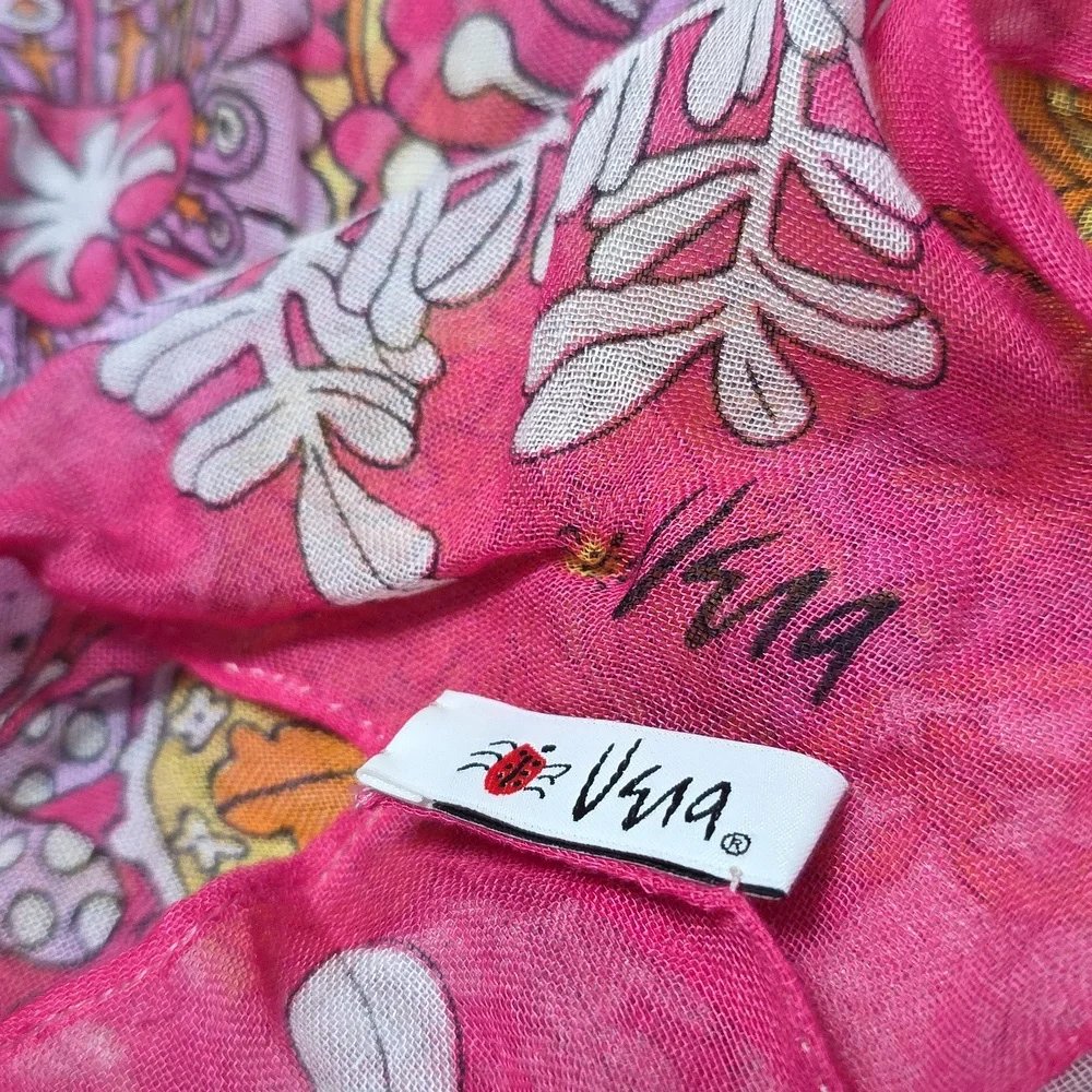 Vera Pink and Orange Scarf, 20